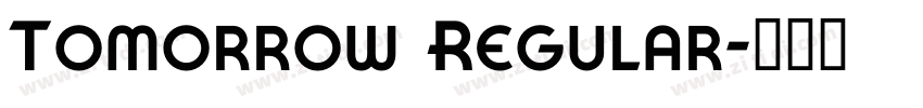 Tomorrow Regular字体转换